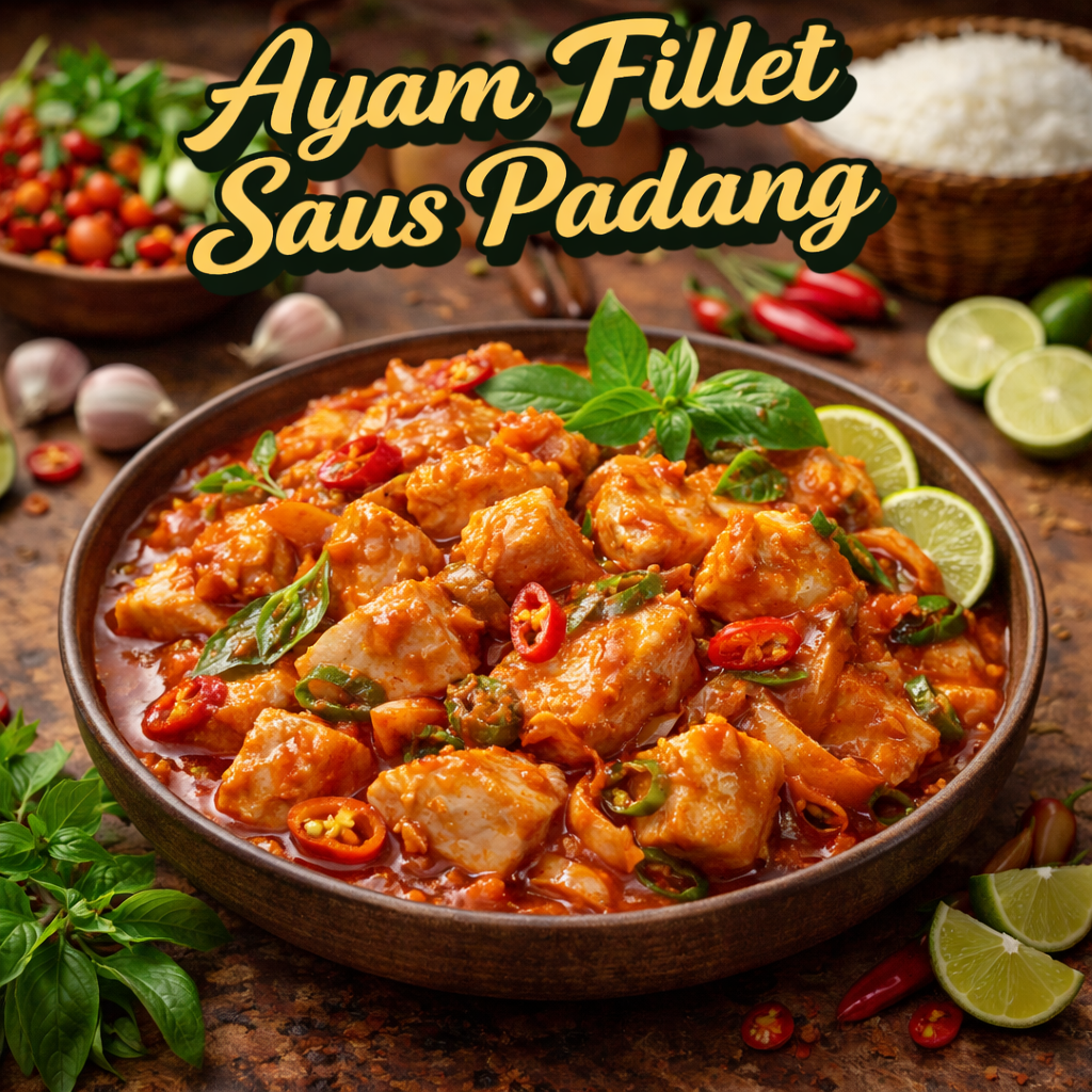 Ayam fillet saus padang Mang Engking